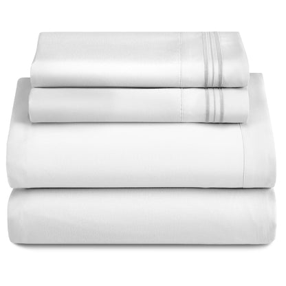 3-Piece Ultra-Soft Microfiber Deep Pocket w/Flat Sheets