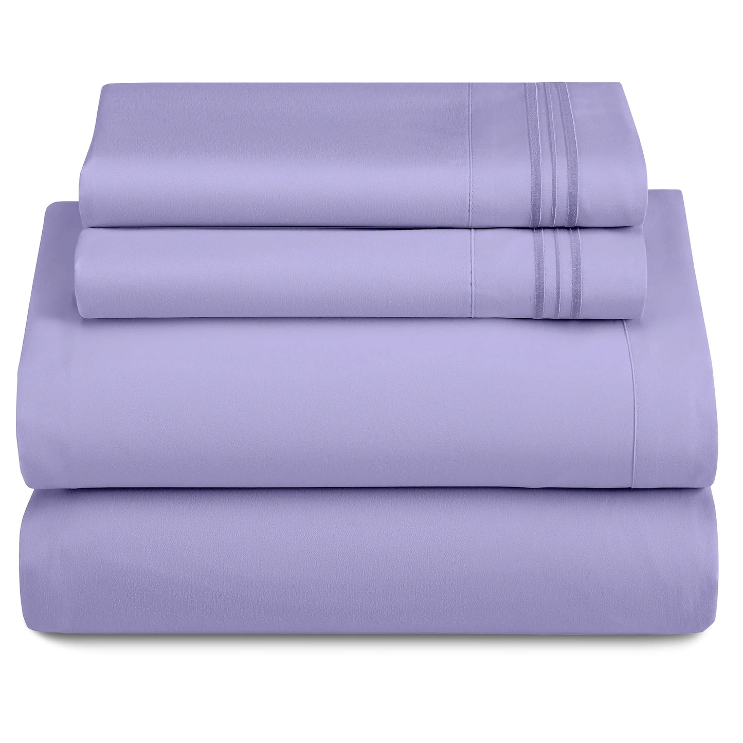 3-Piece Ultra-Soft Microfiber Deep Pocket w/Flat Sheets