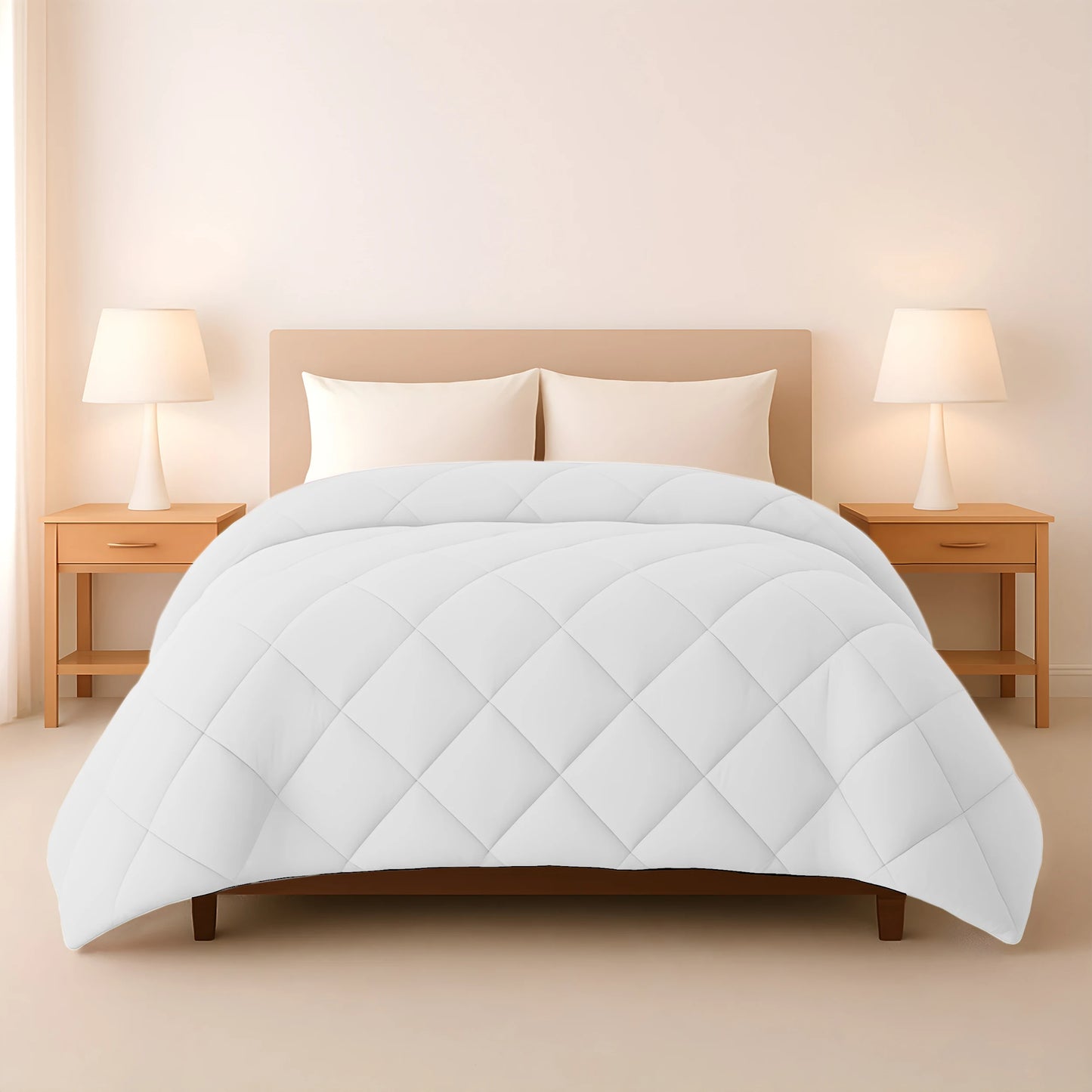 All-Season Comforter Breathable Down Soft, Diamond Stitch