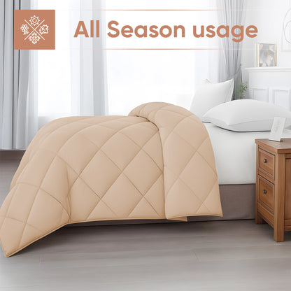 All-Season Comforter Breathable Down Soft, Diamond Stitch