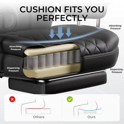 Big Tall Pocket Spring Lumbar Support Chair