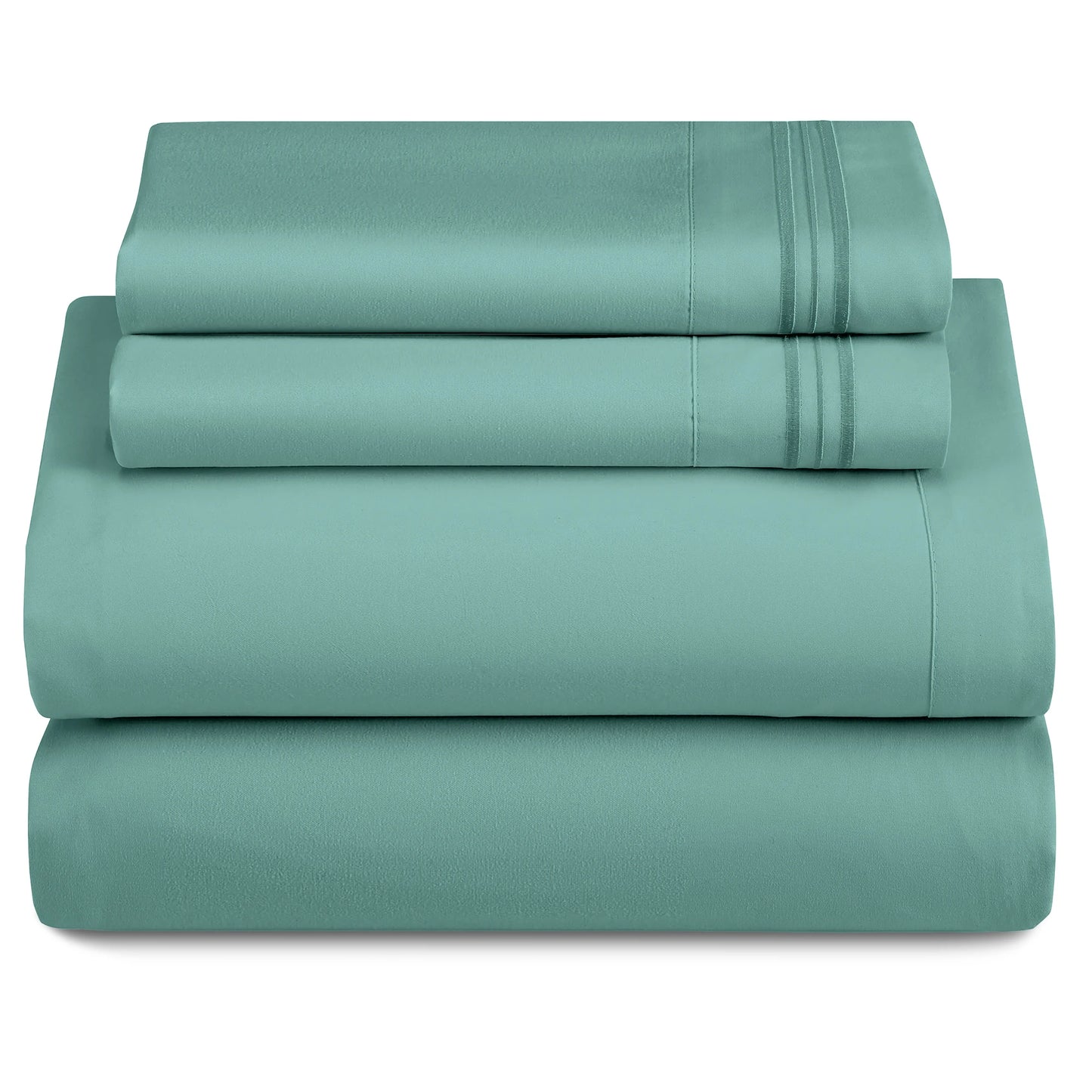 3-Piece Ultra-Soft Microfiber Deep Pocket w/Flat Sheets