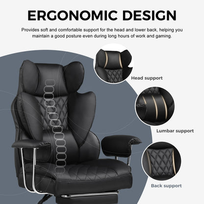 Big Tall Pocket Spring Lumbar Support Chair