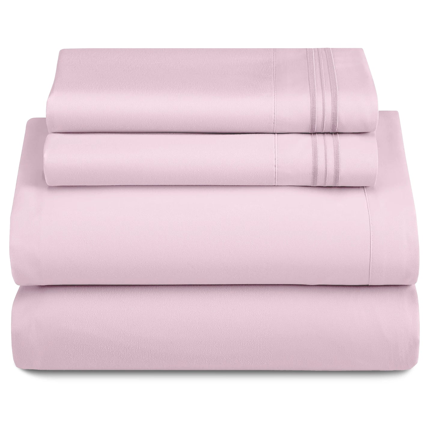 3-Piece Ultra-Soft Microfiber Deep Pocket w/Flat Sheets