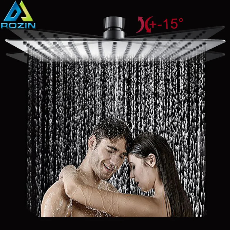 Stainless Steel Ultrathin Large Flow 16"-Rainfall Shower
