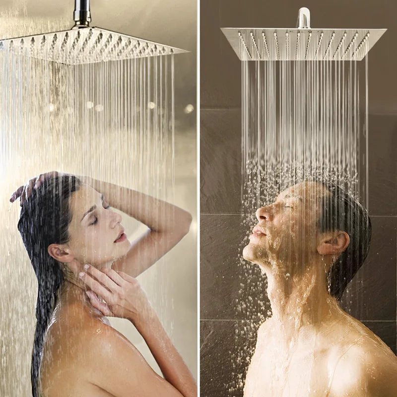 Stainless Steel Ultrathin Large Flow 16"-Rainfall Shower