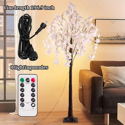 Cherry Blossom Tree 6ft Lighted Decoration Inside