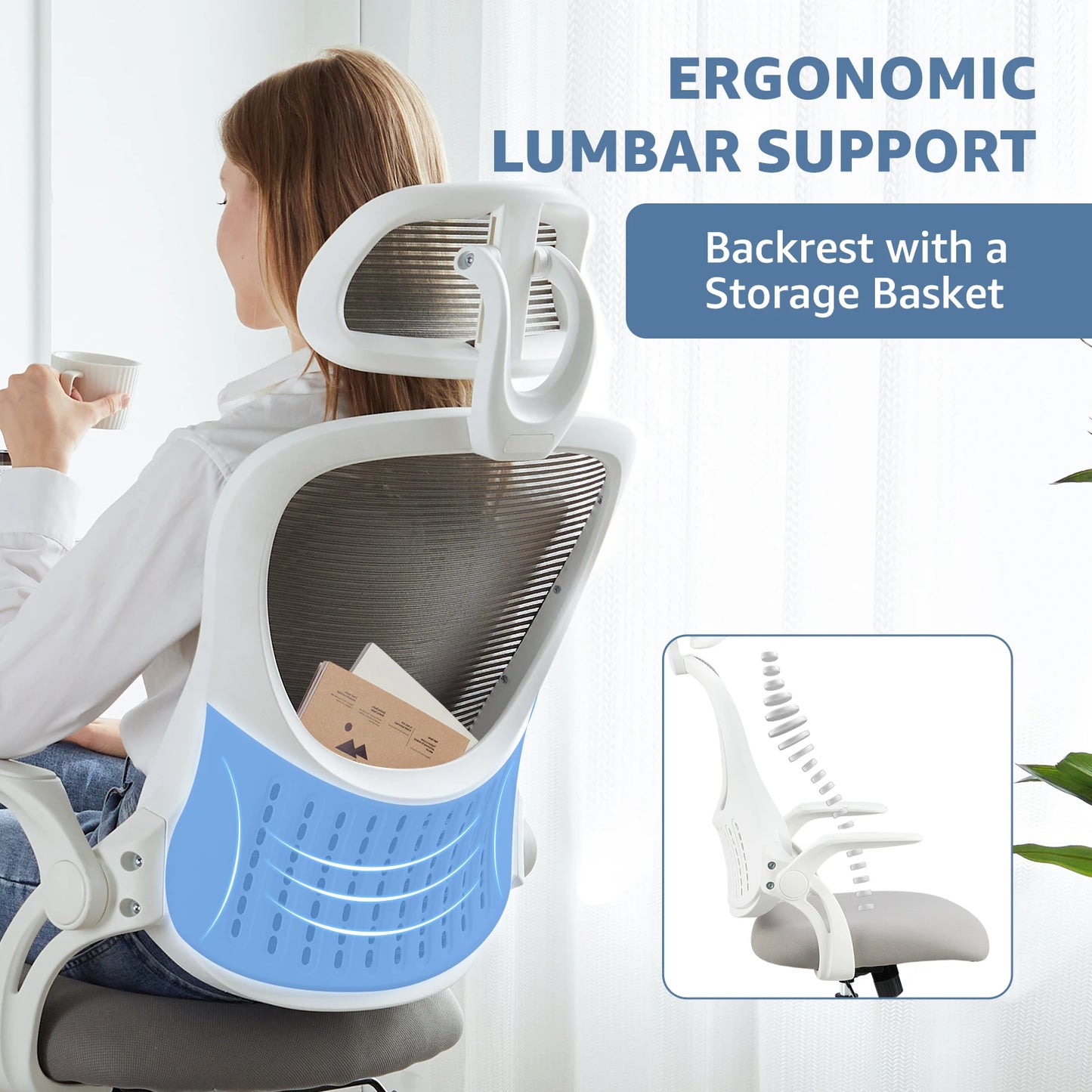 Ergonomic Home Office Comfortable Computer Desk Chair