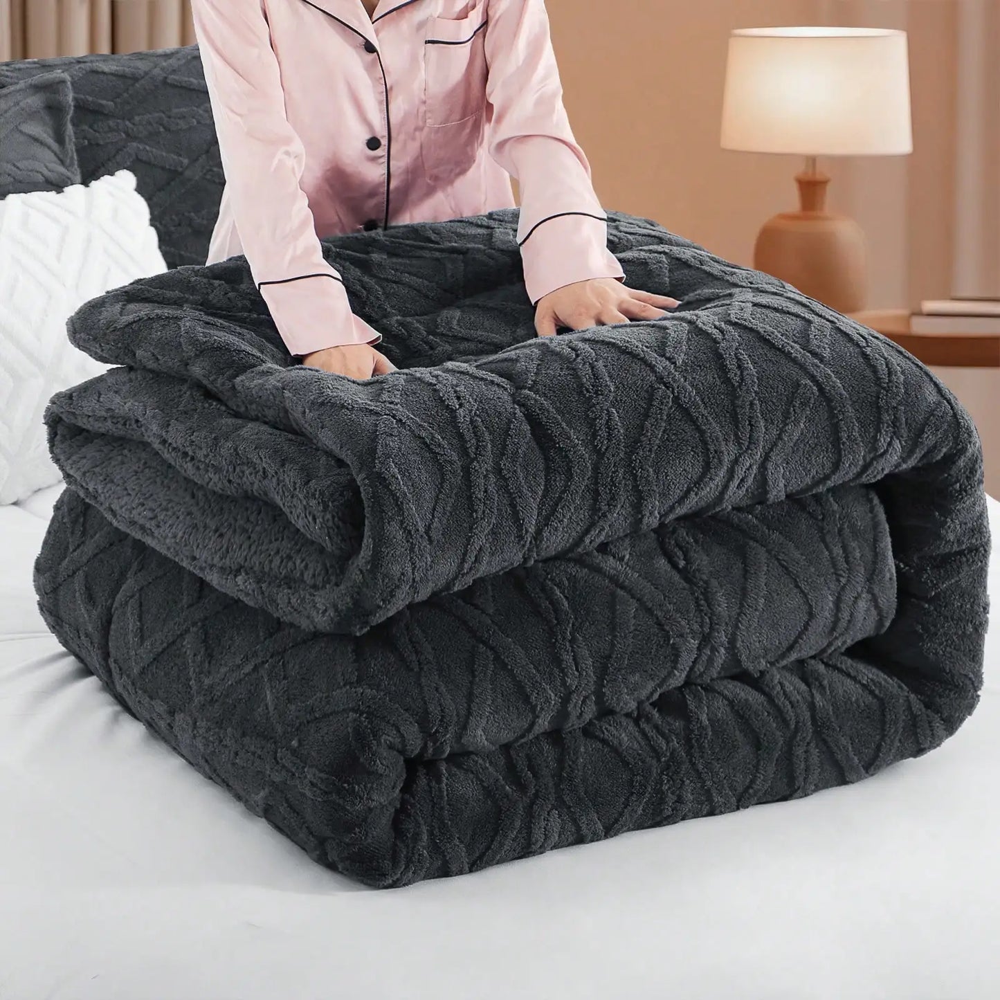 Thick Ultrasoft Double Sided Warm & Cozy Comforter