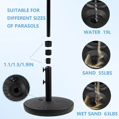 Outdoor Adjustable Anti-Wind for Patio Umbrella