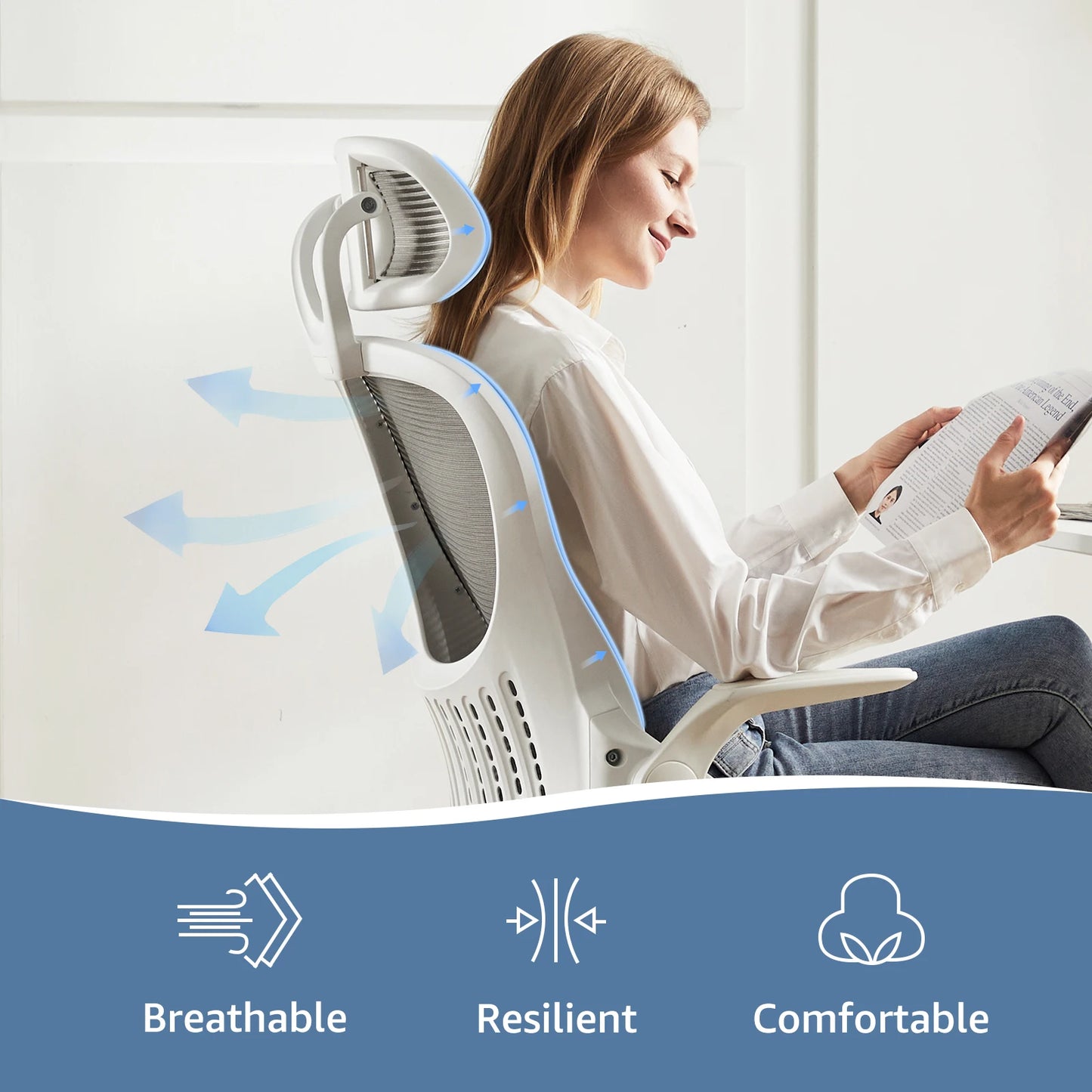 Ergonomic Home Office Comfortable Computer Desk Chair