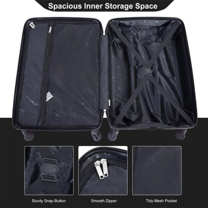 Travelhouse Luggage 4-Piece ABS With Spinner Wheels