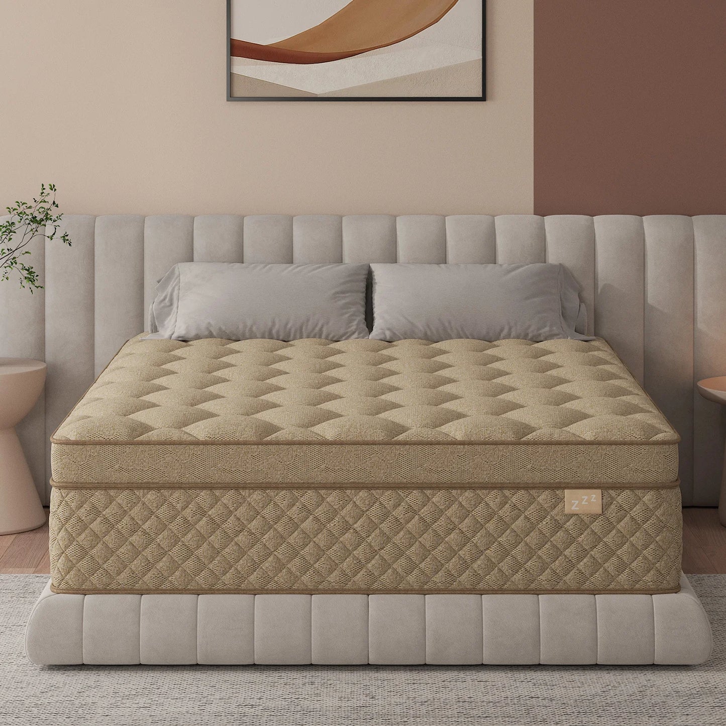 12"-Gel Memory Foam Hybrid Pocket Spring Mattress