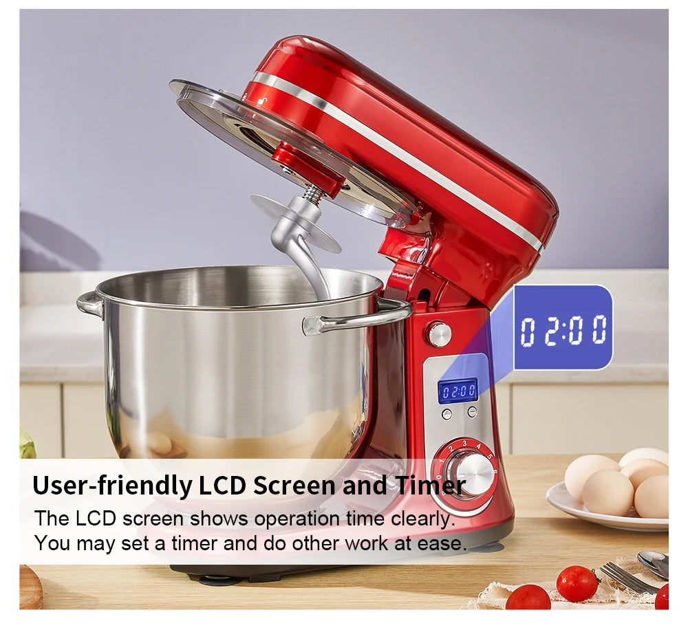 Kitchen Food Stand Mixer, Whip Dough Kneader