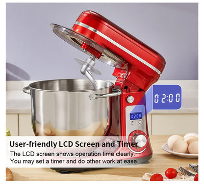 Kitchen Food Stand Mixer, Whip Dough Kneader