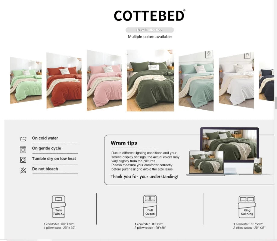 Luxury Fluffy Microfiber Soft Reversible Comforter Sets