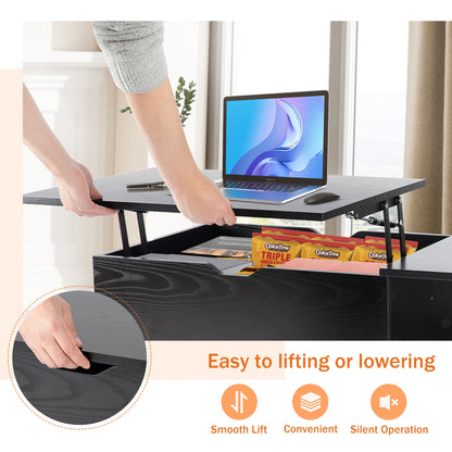 Adjustable Lift Top Tea Wood Coffee Table