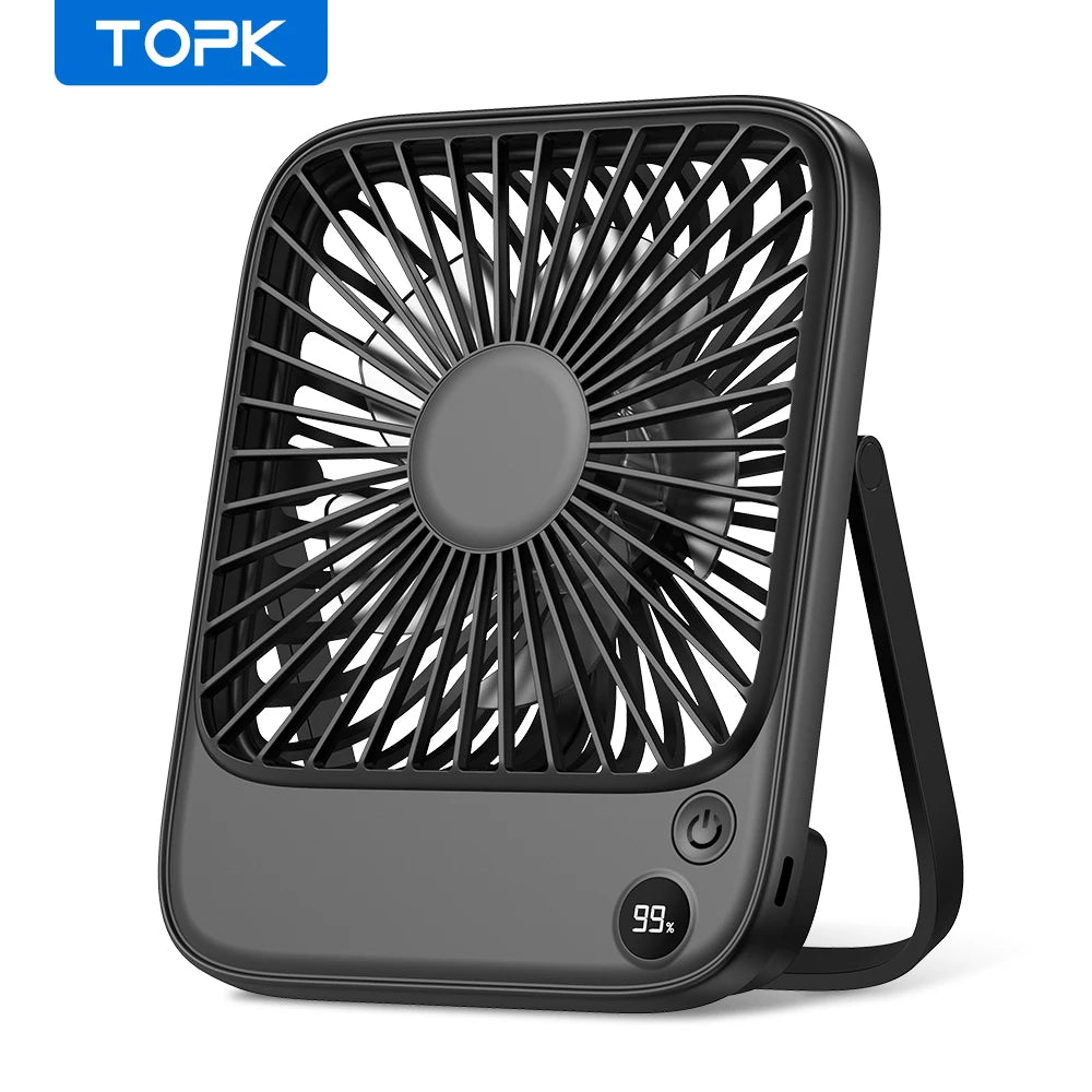 Electric Mini fan Battery USB  Rechargeable Portable