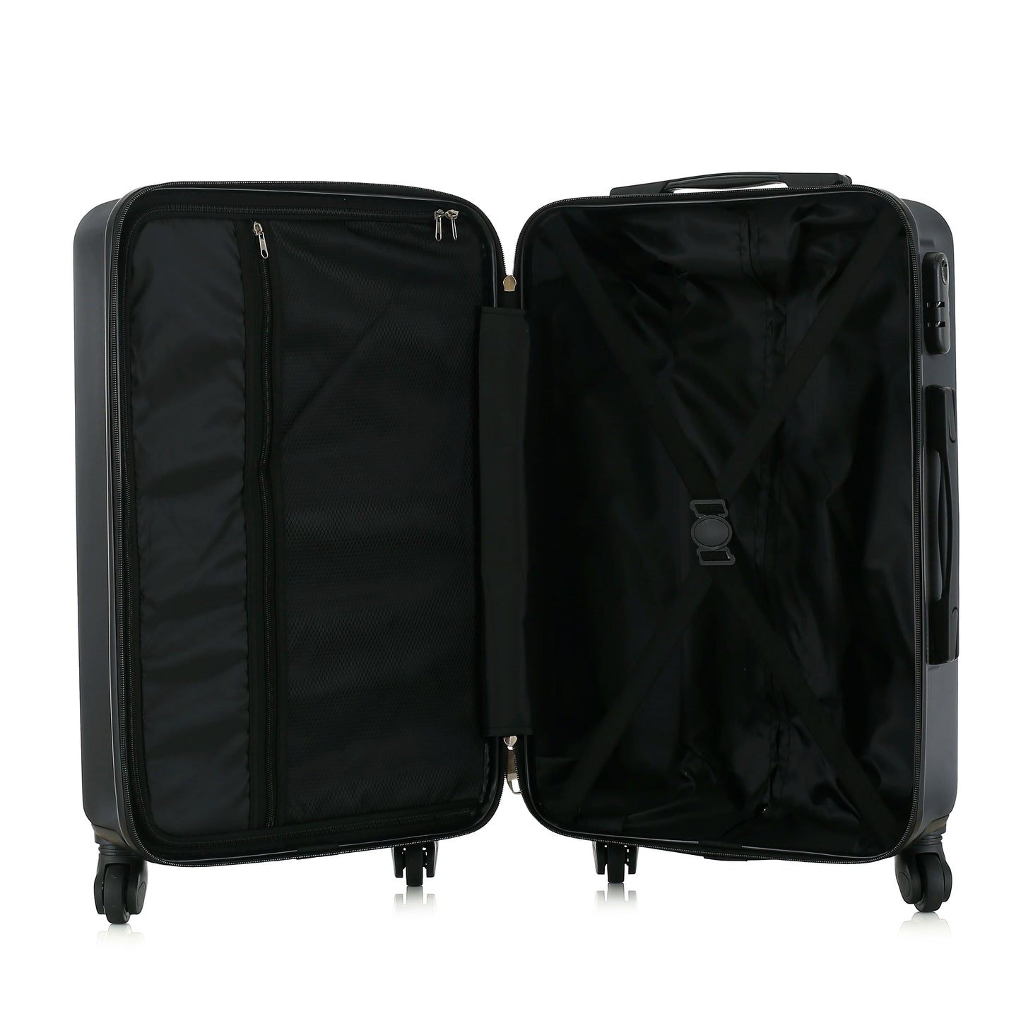 4-Piece ABS Hardside Spinner Luggage Lightweight Suitcase
