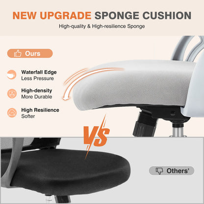 Ergonomic Swivel Adjustable Height Chair Mesh Backrest