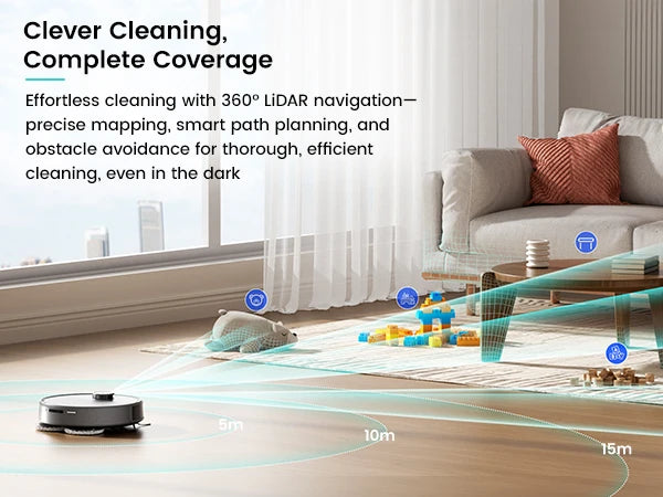 Max Robot Vacuum Auto Mop 20000Pa Suction