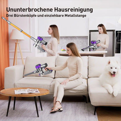 Touchscreen Pet Hair, Carpet Cordless Vacuum Cleaner,