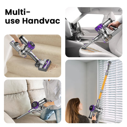 Touchscreen Pet Hair, Carpet Cordless Vacuum Cleaner,