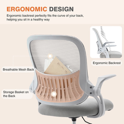 Ergonomic Swivel Adjustable Height Chair Mesh Backrest