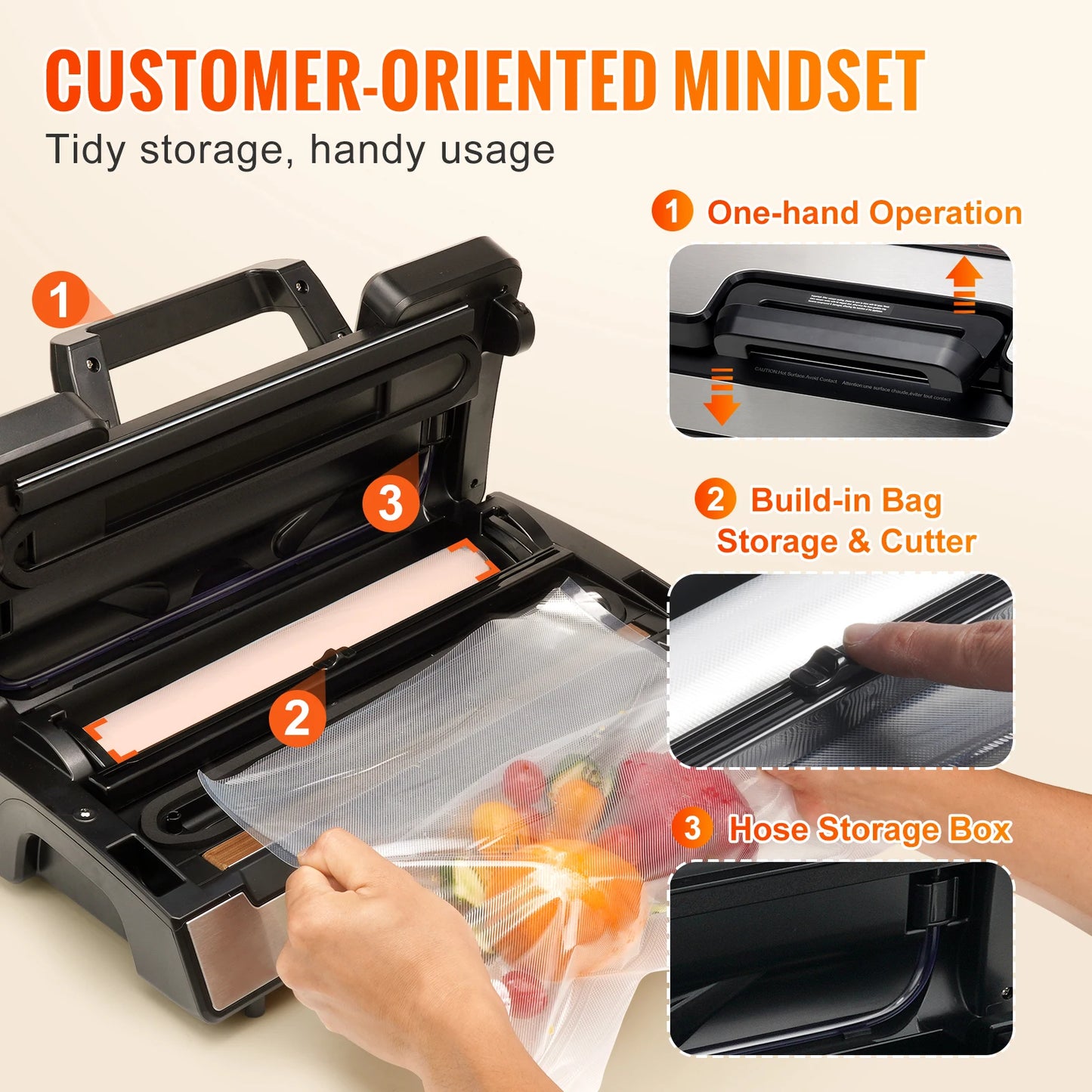 Vacuum Sealer Food Packaging Machine Free 10-bags