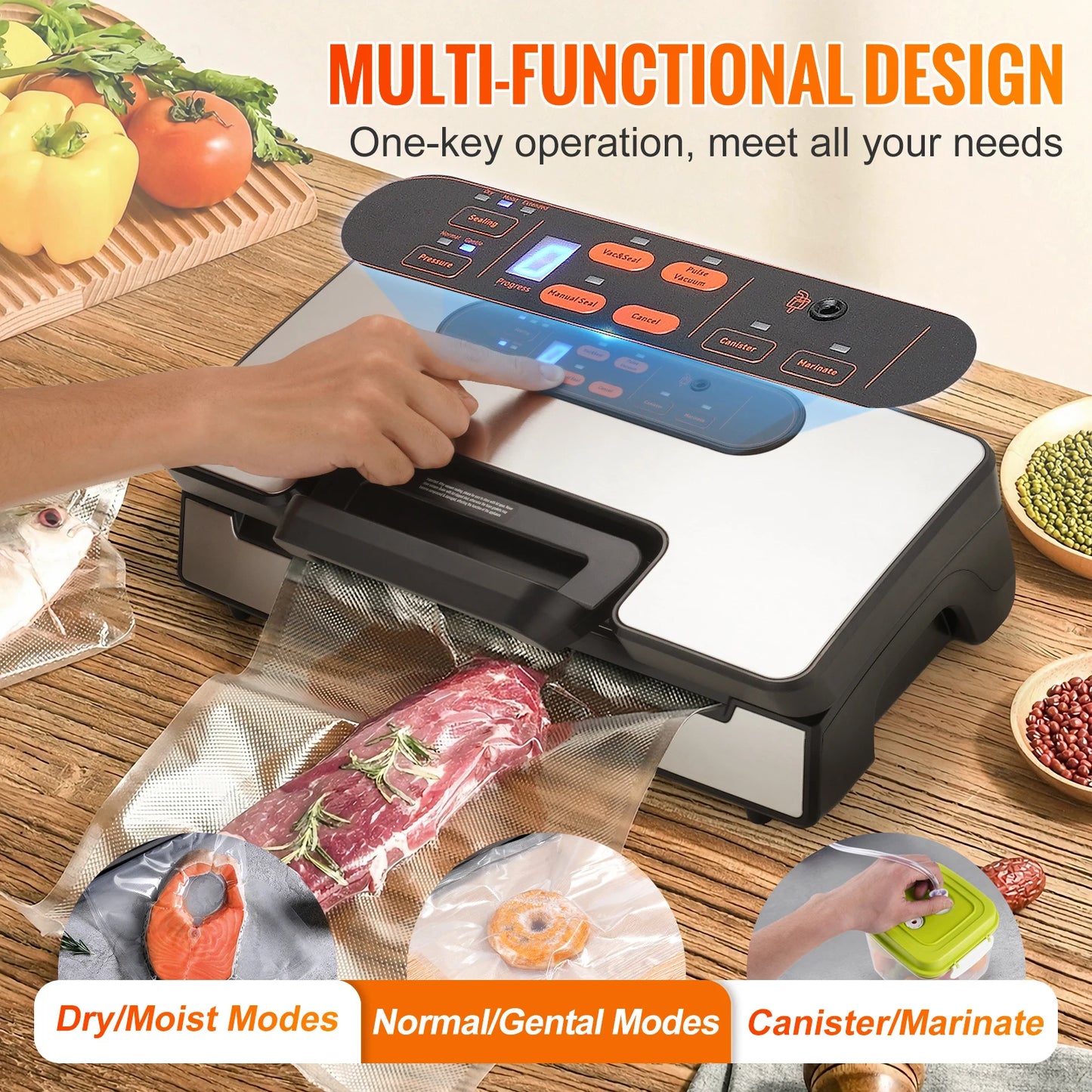 Vacuum Sealer Food Packaging Machine Free 10-bags