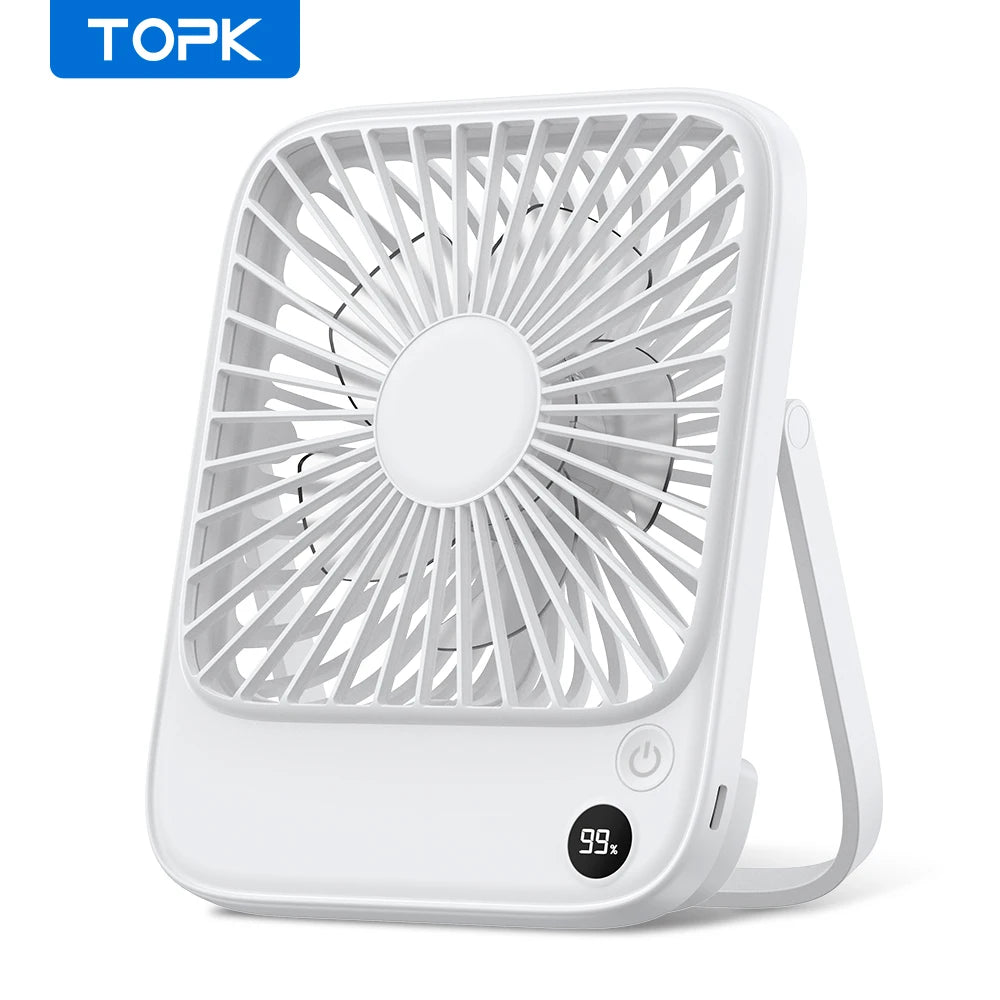 Electric Mini fan Battery USB  Rechargeable Portable