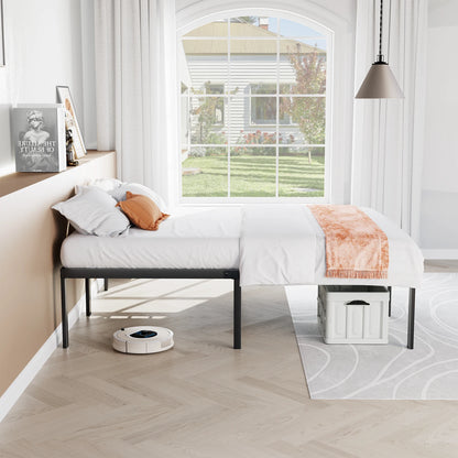 Basic Bed Frame Metal Platform Bedroom Frames