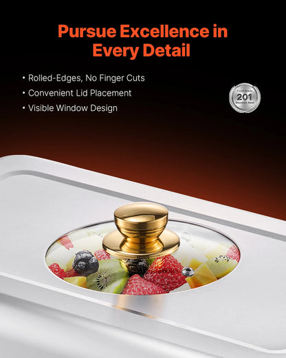 2/4-Pack Chafing Dish Buffet Set Stainless Steel