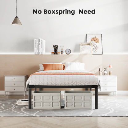 Basic Bed Frame Metal Platform Bedroom Frames