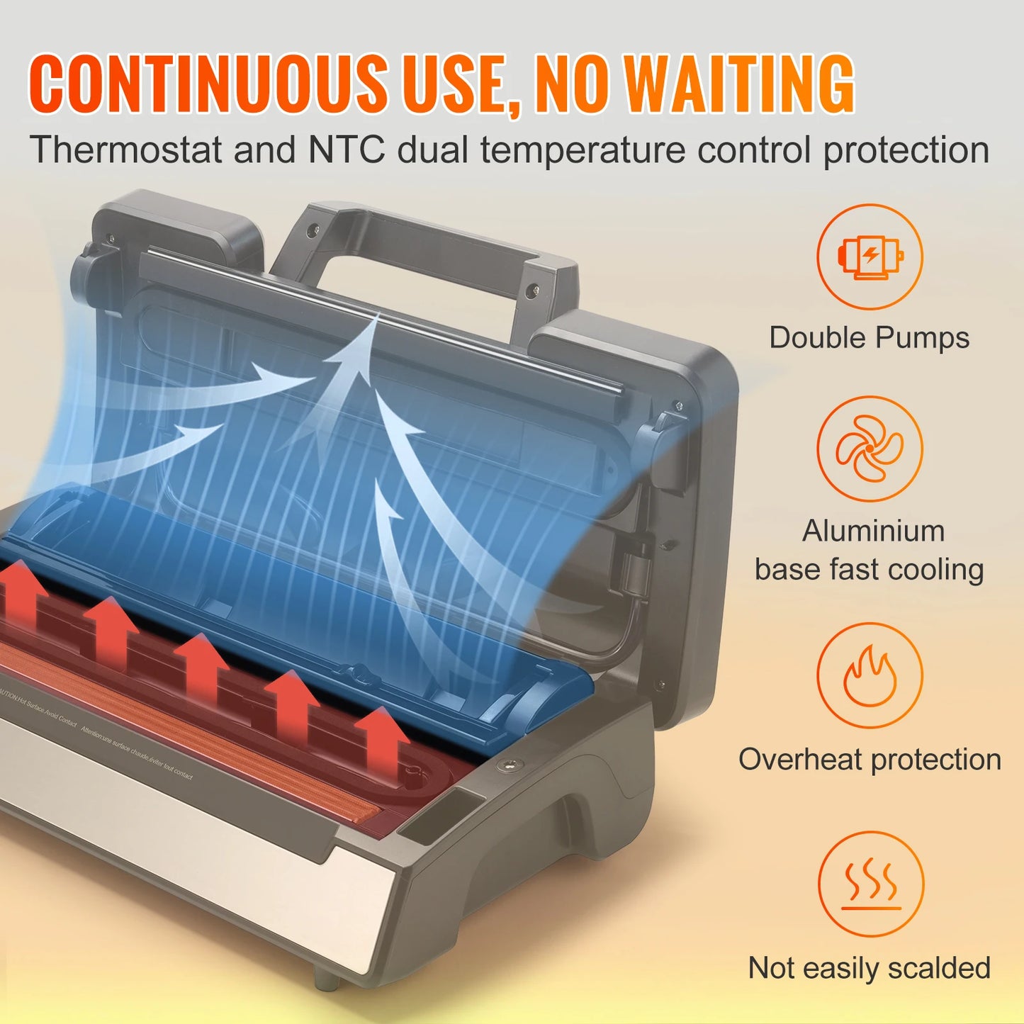 Vacuum Sealer Food Packaging Machine Free 10-bags