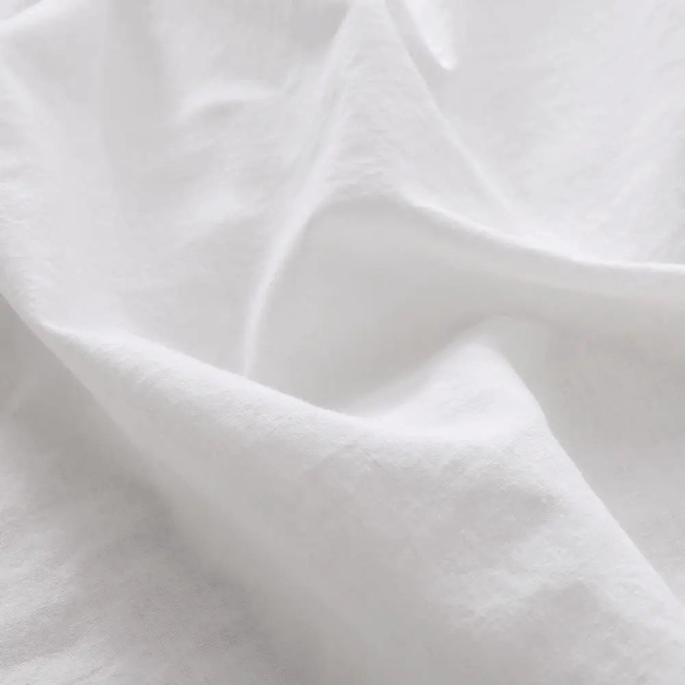 Soft Breathable Linen Fitted 1-Sheet 14"-Deep Pocket